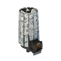 Дровяная банная печь Grill'D Cometa Vega 180 Long Stone Pro (Серпентинит)