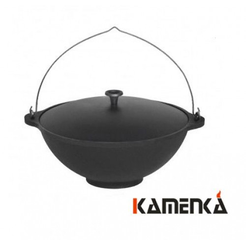 Казан Везувий 8л с крышкой и ручкой