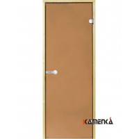 Дверь Harvia SТG 7x19 сосна/бронза Дверь Harvia SТG 7x19 сосна/бронза