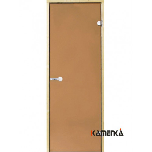Дверь Harvia SТG 8x21 сосна/бронза