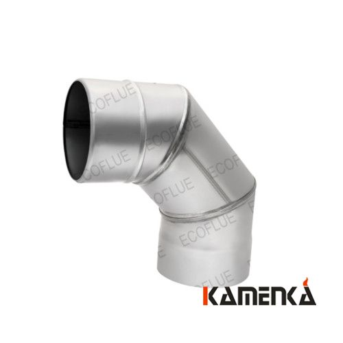 Отвод EcoFlue нерж 1мм диаметр 200 угол 90