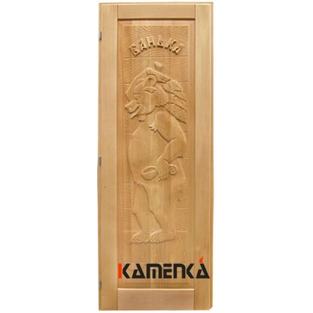 Дверь кавказская липа с петлями Медведь